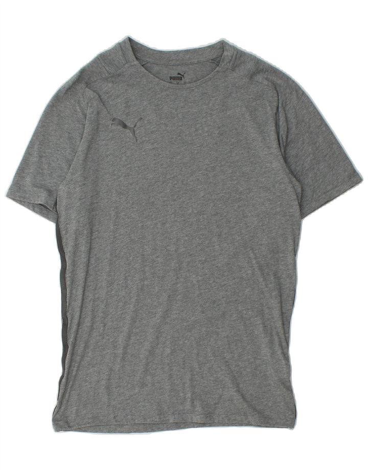 PUMA Mens T-Shirt Top Small Grey Cotton Vintage Puma and Second-Hand Puma from Messina Hembry 