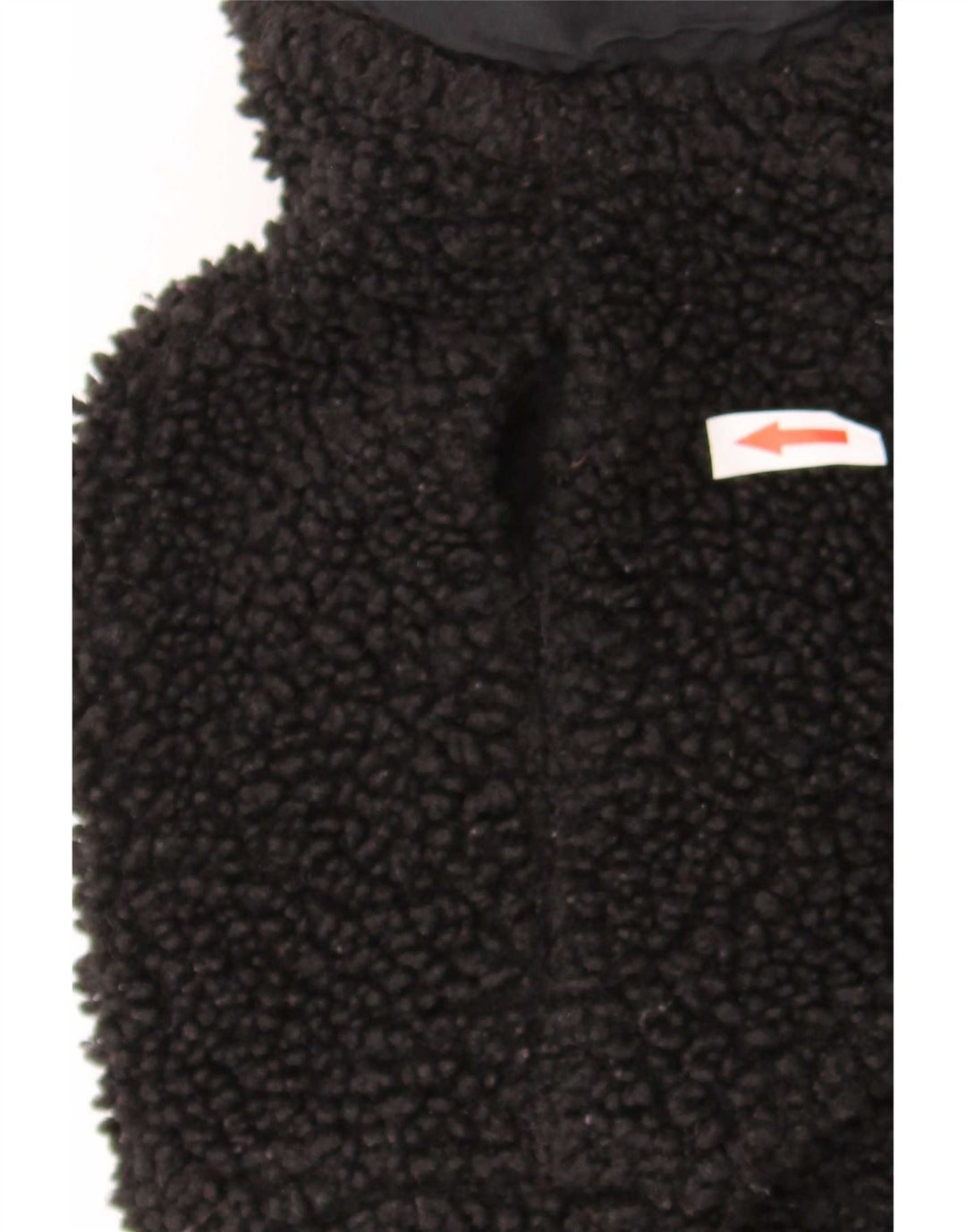 Dunnes Stores Giacca in pile oversize da donna UK 10 Small Poliestere nero