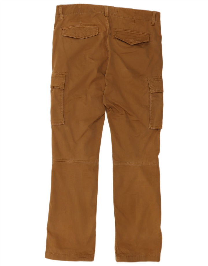 Pantaloni cargo dritti da uomo SUPERDRY W32 L32 in cotone beige