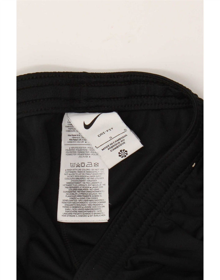 Pantaloncini sportivi Nike Dri Fit da uomo, grandi, in poliestere color block nero