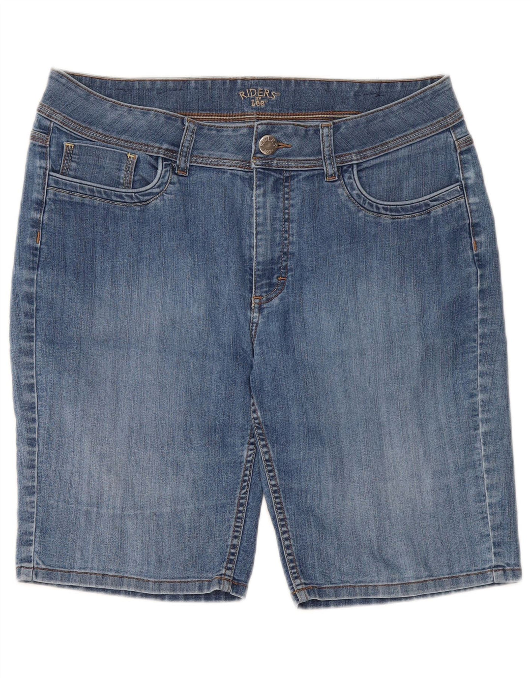 Pantaloncini di jeans Lee Riders da donna W34 grandi blu