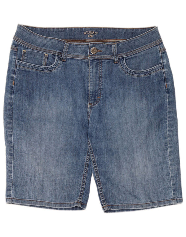 Pantaloncini di jeans Lee Riders da donna W34 grandi blu