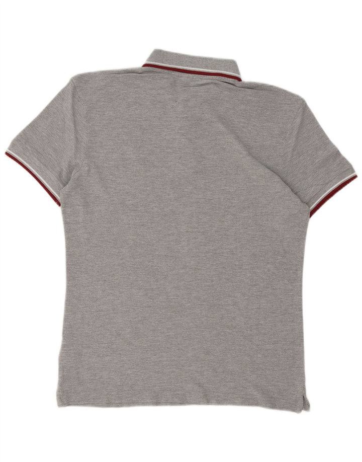 Polo Diadora Uomo Regular Fit Cotone Grigio Medio