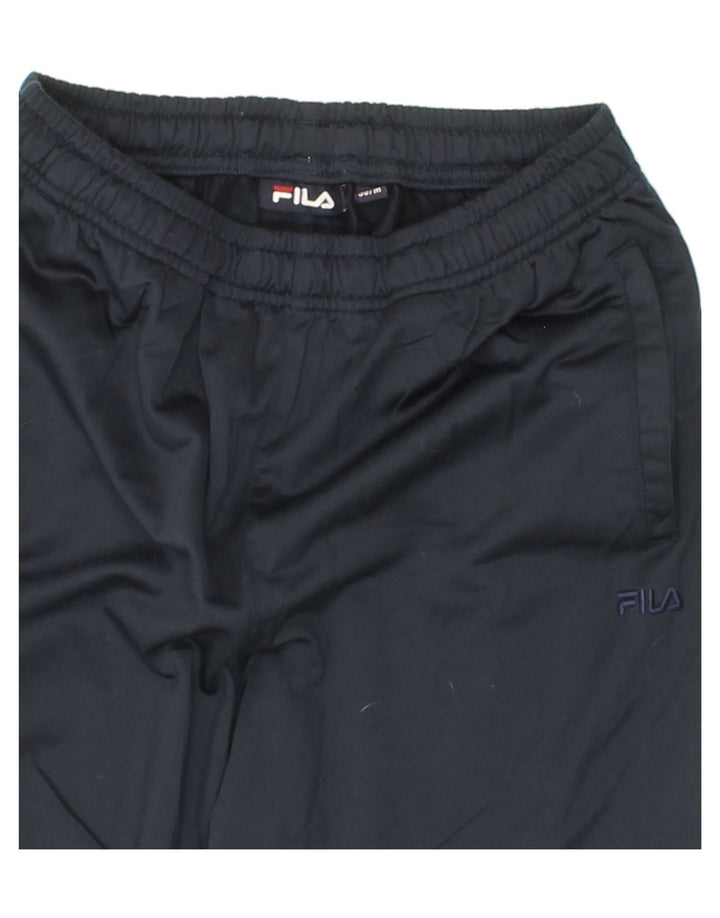FILA Mens Tracksuit Trousers Medium Navy Blue Striped Polyester Vintage Fila and Second-Hand Fila from Messina Hembry 