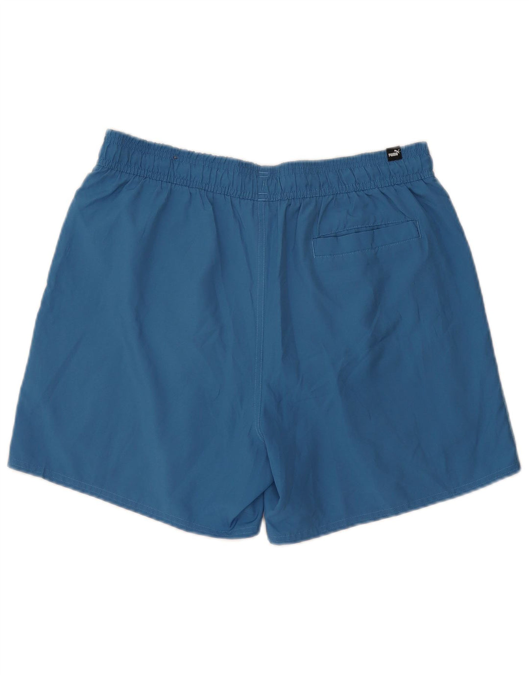 Pantaloncini da bagno grafici da uomo Puma grandi in poliestere blu