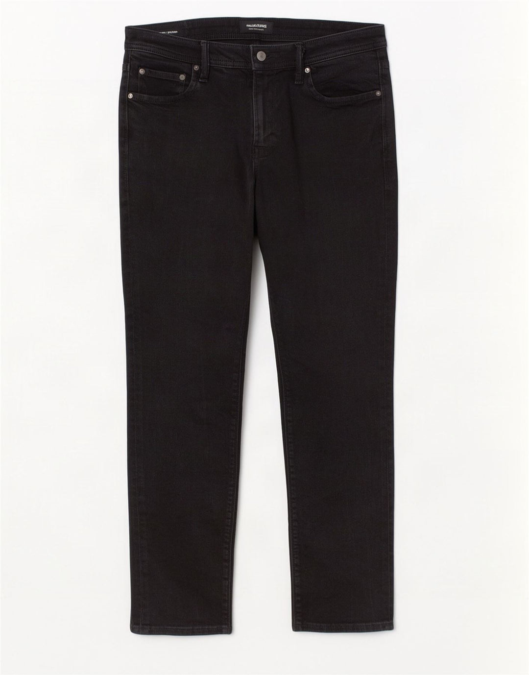 Jack & Jones Uomo GLENN Slim Jeans W33 L30 Cotone Nero