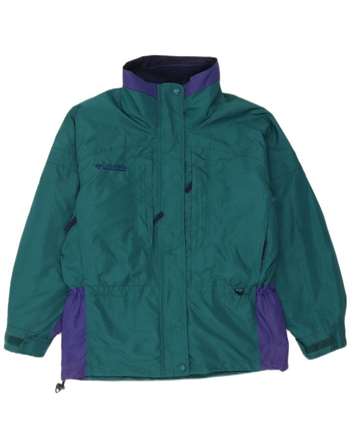 Giacca reversibile oversize da donna Columbia UK 14 Colorblock verde medio
