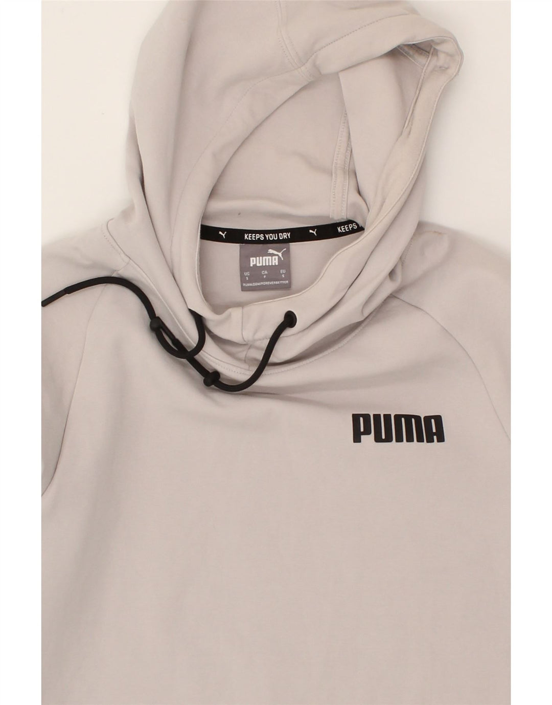 PUMA Mens Hoodie Jumper Small White Cotton Vintage Puma and Second-Hand Puma from Messina Hembry 