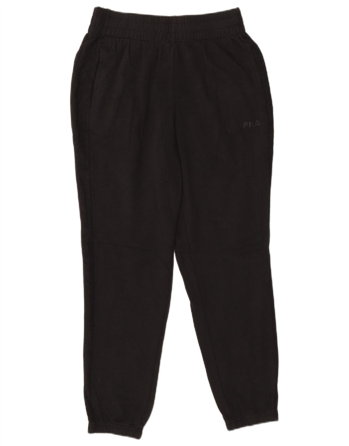 Pantaloni da tuta da uomo FILA Joggers piccoli in cotone nero