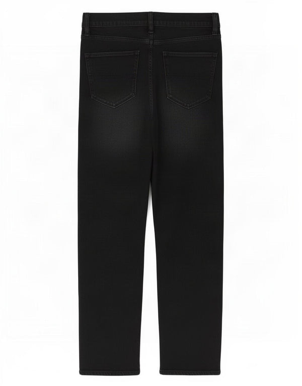 Jeans dritti da uomo Marks & Spencer W32 L33 cotone nero