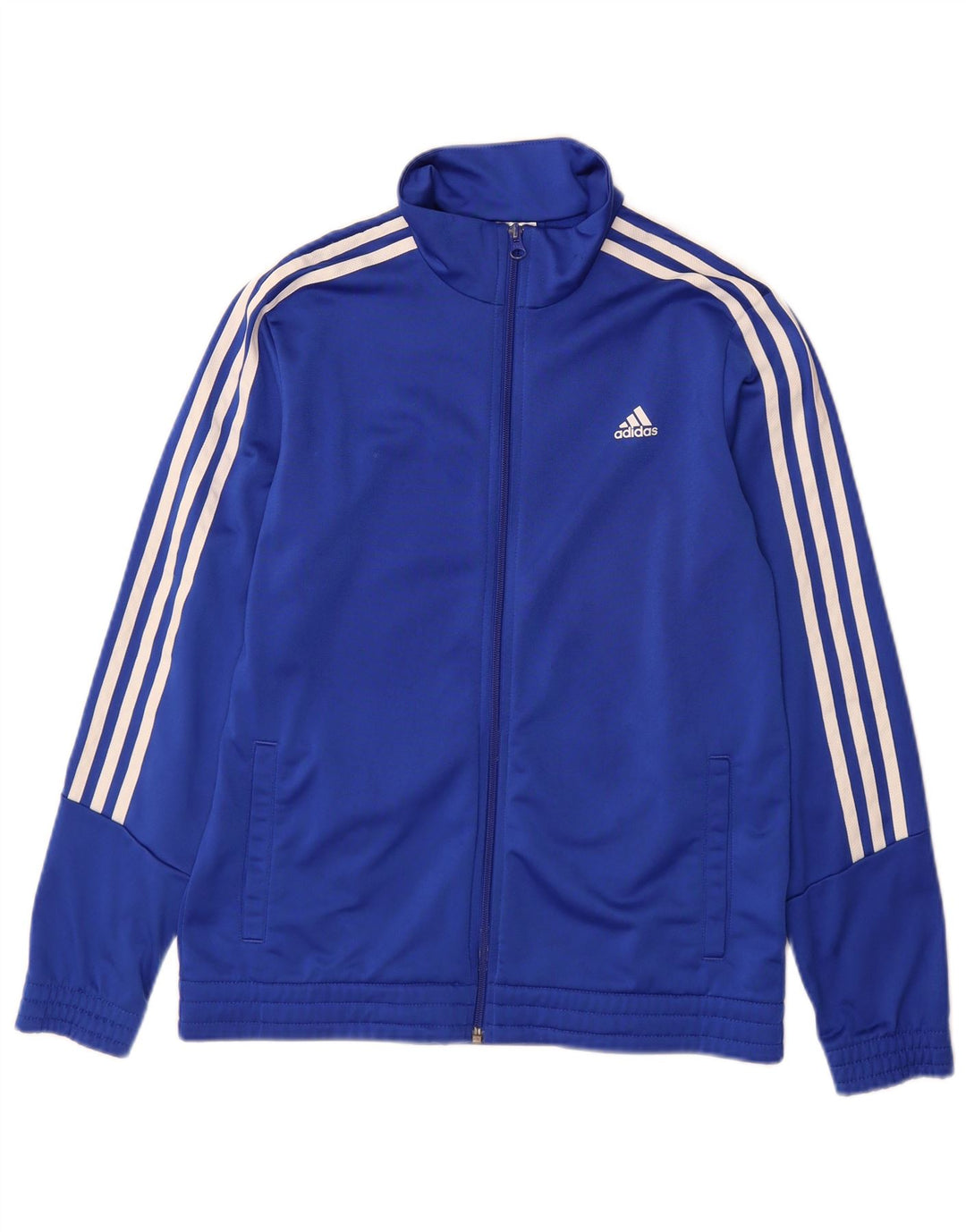 Giacca Top della tuta da ragazzo Adidas 13-14 anni in poliestere blu
