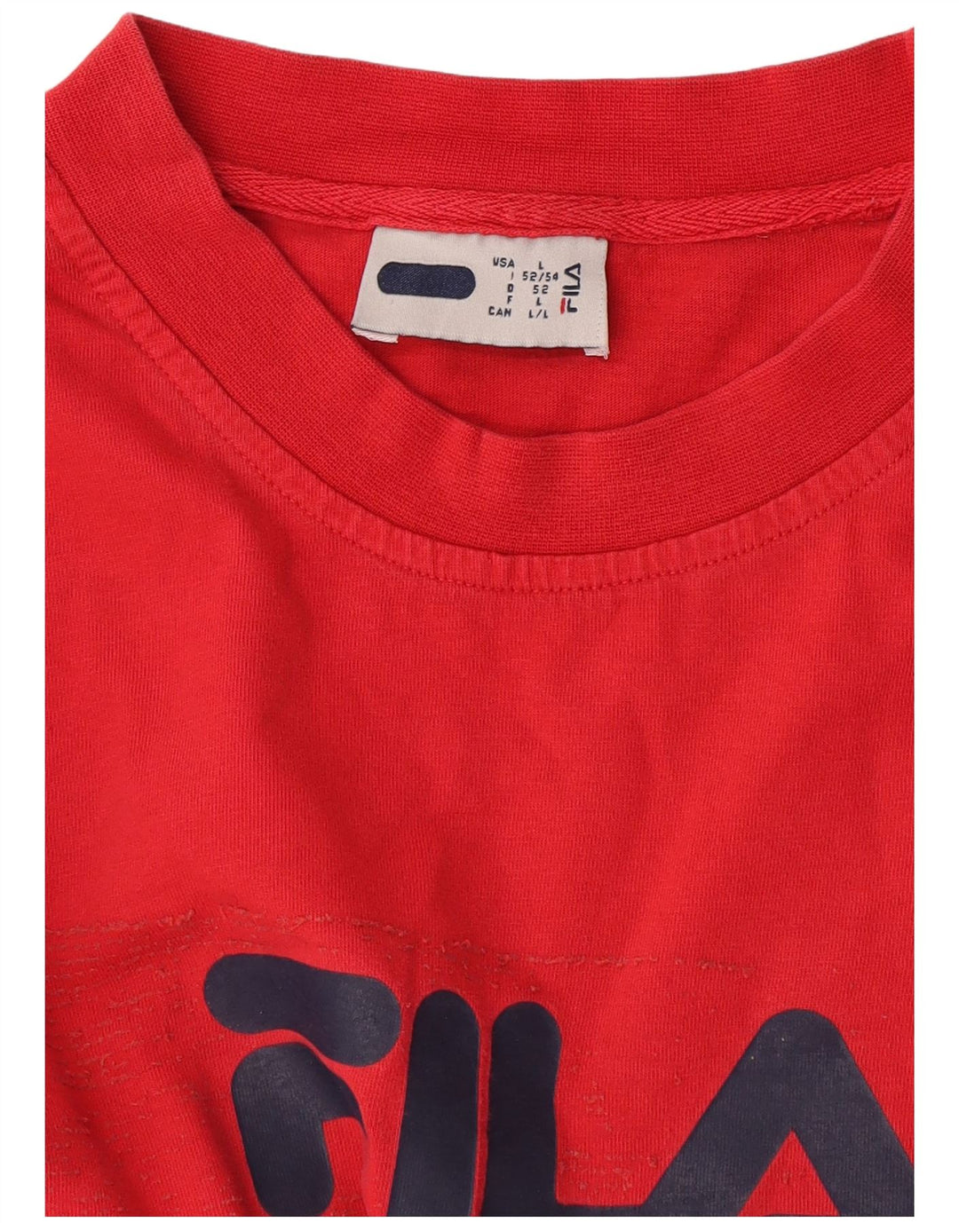 T-shirt grafica da uomo Fila grande rossa