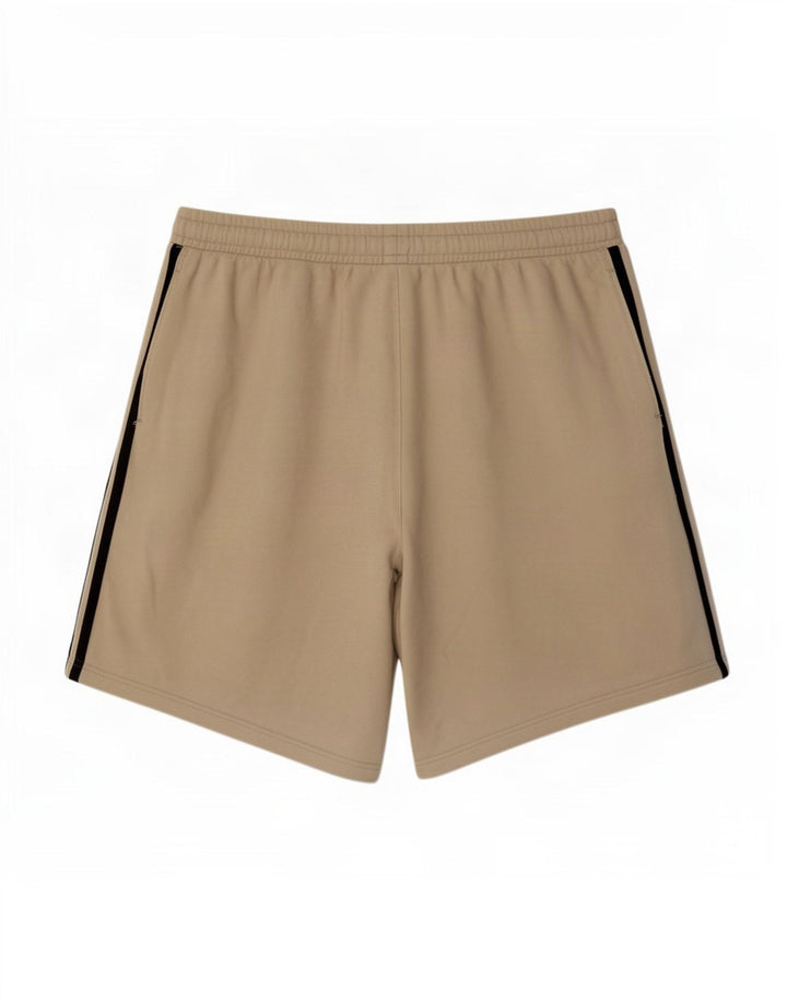 Pantaloncini sportivi Adidas da uomo di grandi dimensioni in cotone beige
