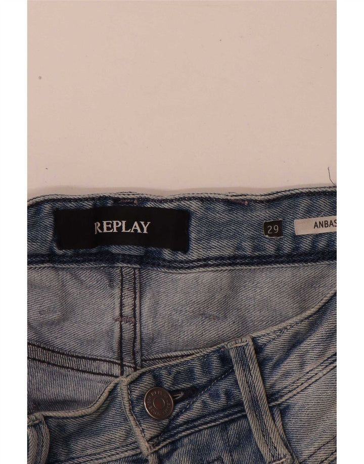 Replay Jeans Anbass Slim da Uomo W29 L30 Blu