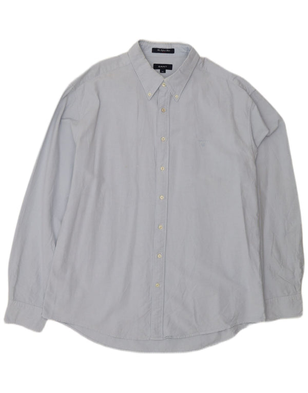Camicia Gant Uomo 3XL Cotone Blu