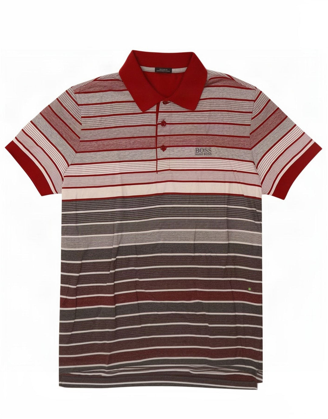 Polo Hugo Boss da uomo vestibilità regolare piccola in cotone a righe rosse