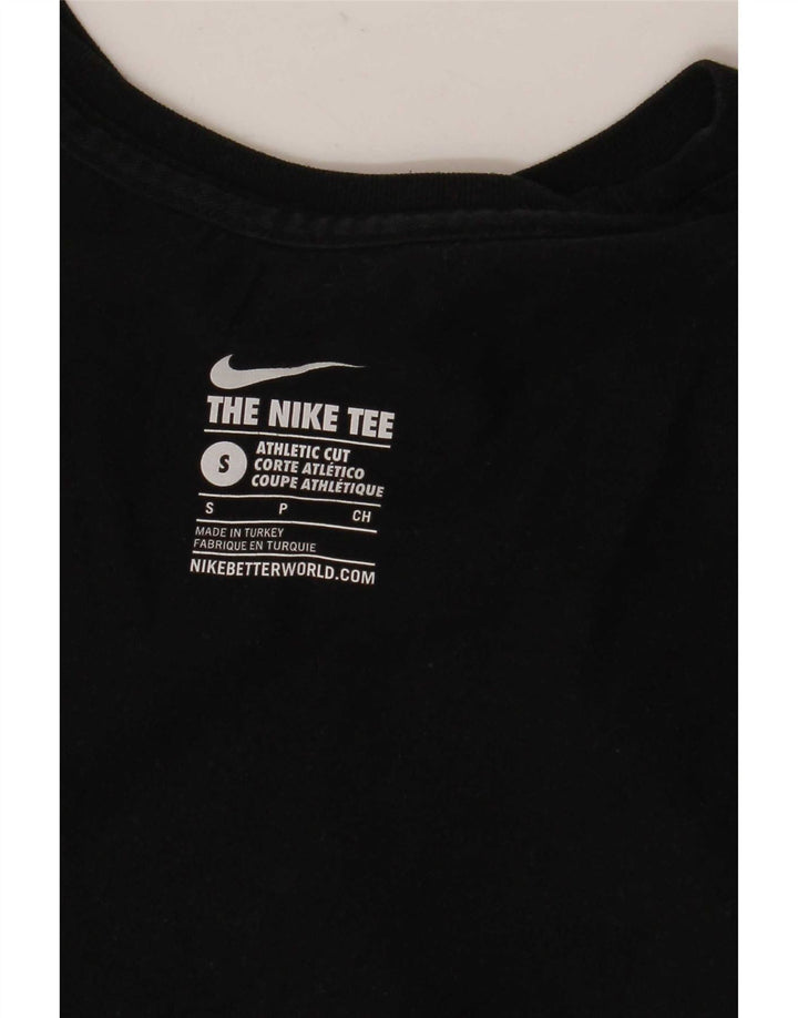 T-shirt grafica Nike da uomo con taglio atletico, piccola, nera
