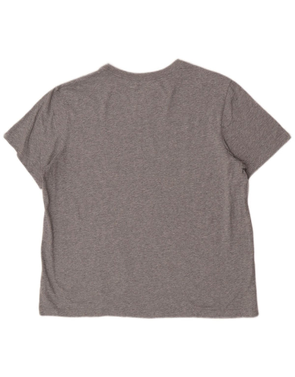 T-shirt Nike Dri Fit da uomo XL in cotone chiazzato grigio
