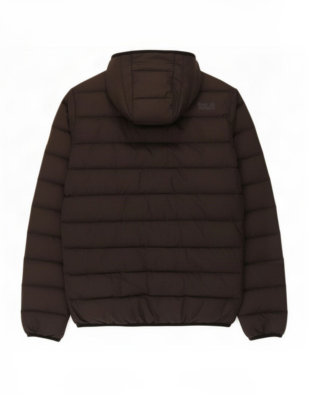 Giacca imbottita con cappuccio da uomo Jack Wolfskin UK 40/42 grande poliestere nero