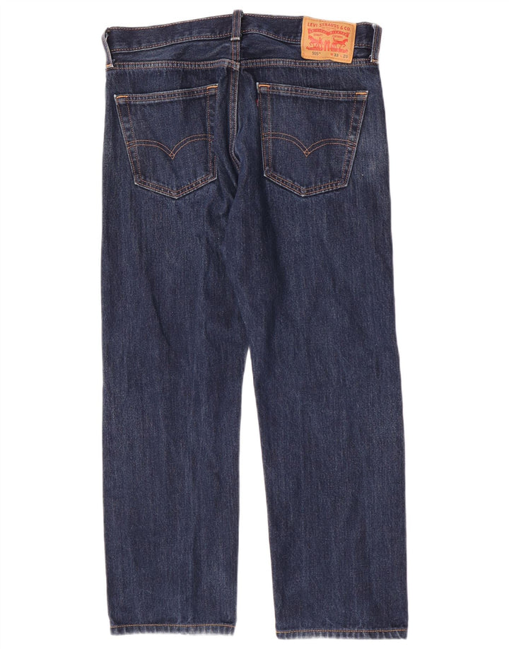 Jeans dritti da uomo Levi's 505 vestibilità regolare W33 L26 cotone blu