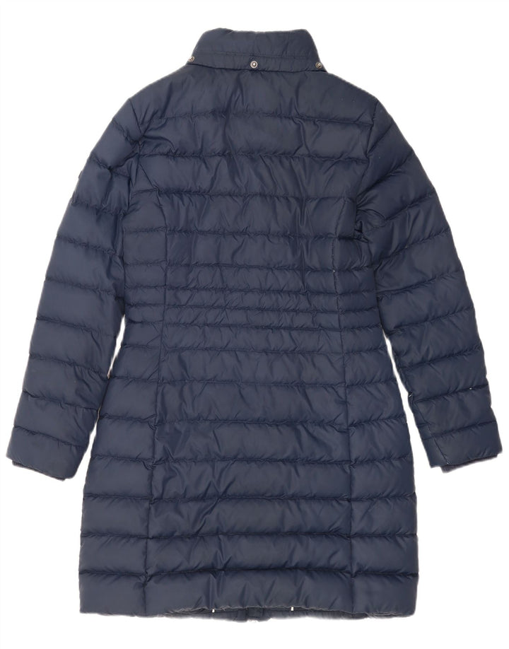 Cappotto imbottito da donna Tommy Hilfiger UK 14 poliestere medio blu navy
