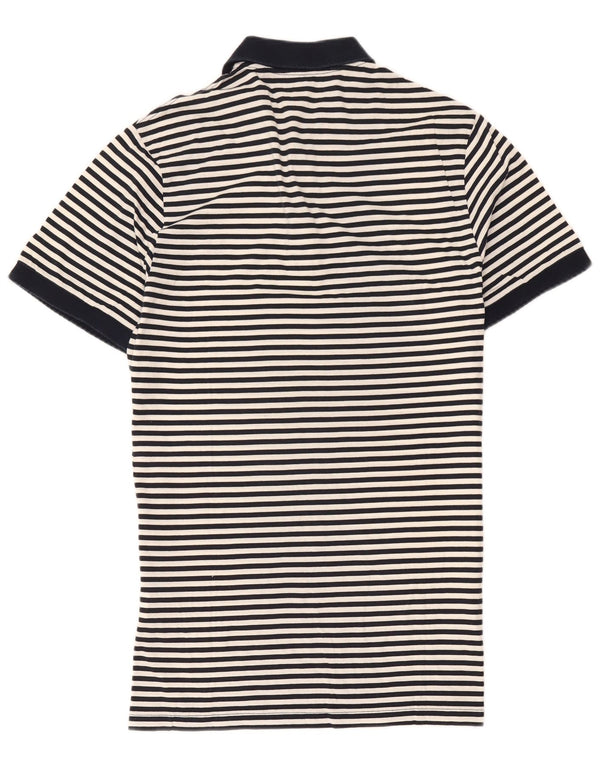 Polo da rugby da uomo Fred Perry XL in cotone a righe blu navy