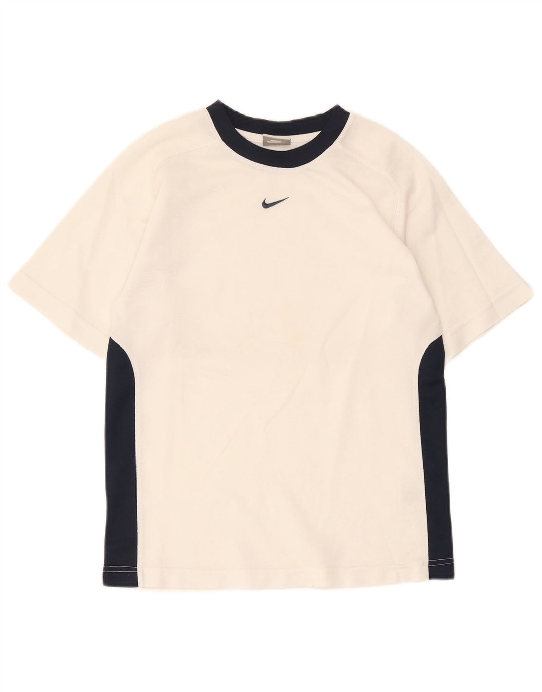T-shirt da ragazzo Nike Top 10-11 anni in poliestere color block bianco medio