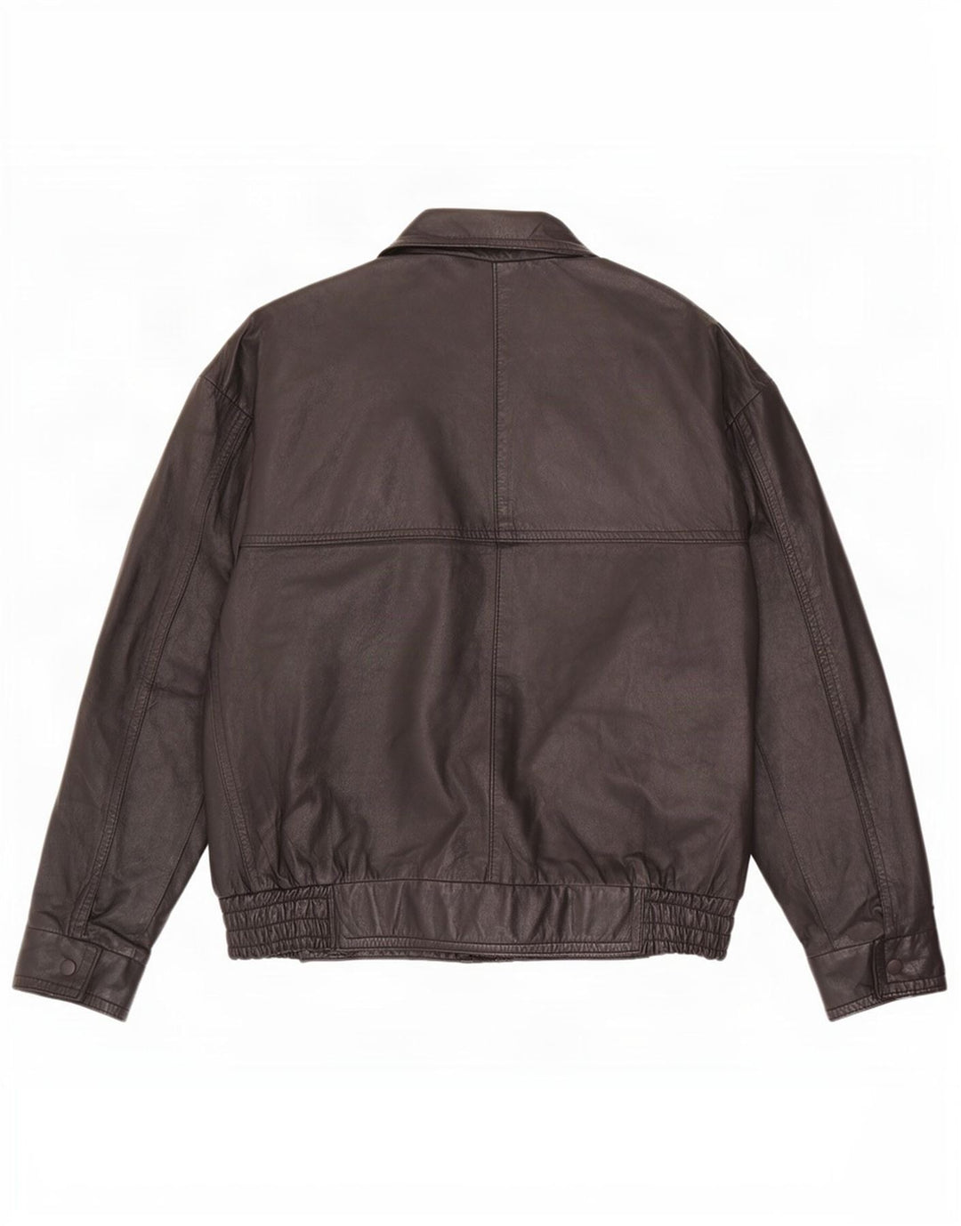 Giacca in pelle vintage da uomo UK 40 grande nera