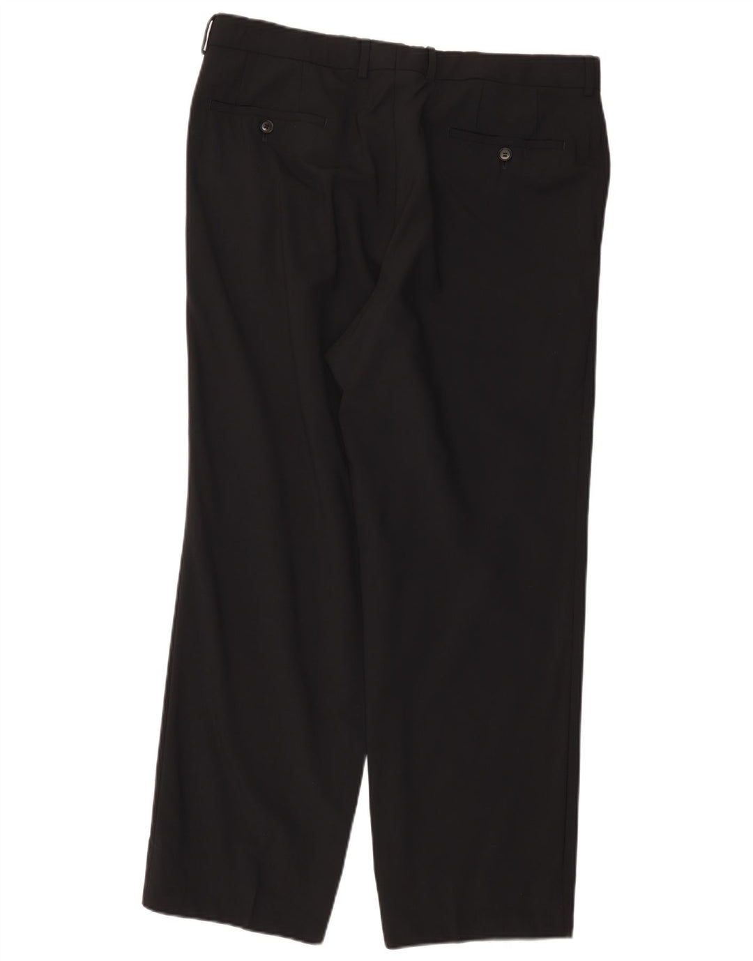 Pantaloni da abito dritti da donna Hugo Boss W36 L30 neri