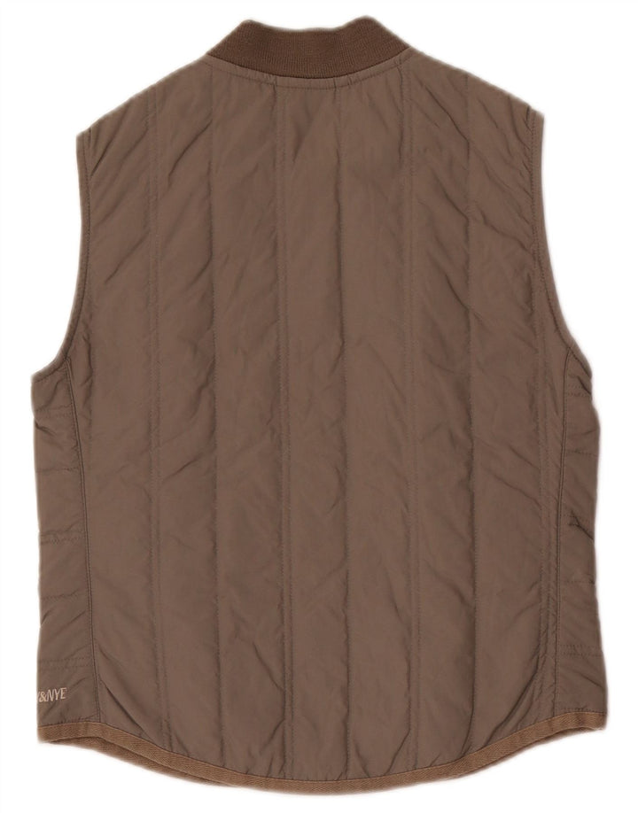 Gilet imbottito da donna Murphy & Nye UK 10 piccolo marrone in poliammide