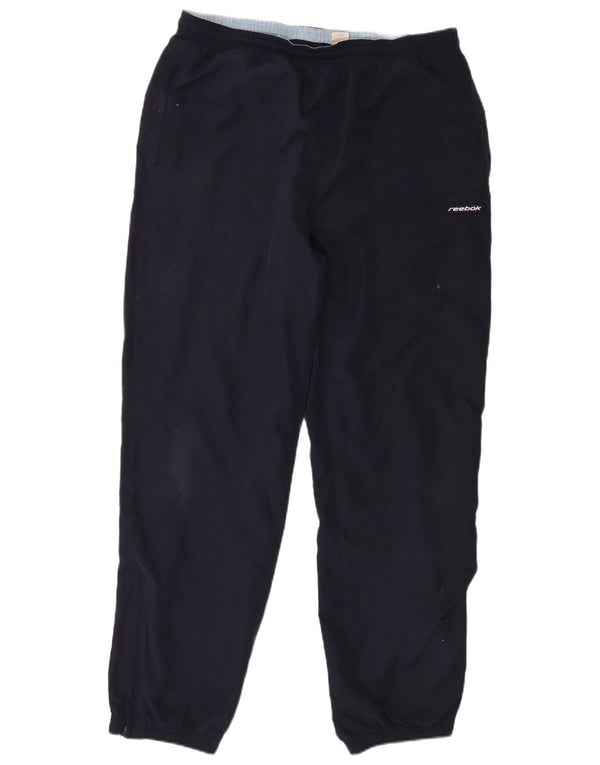 Pantaloni da tuta da uomo Reebok Joggers Large Blu Navy Poliestere
