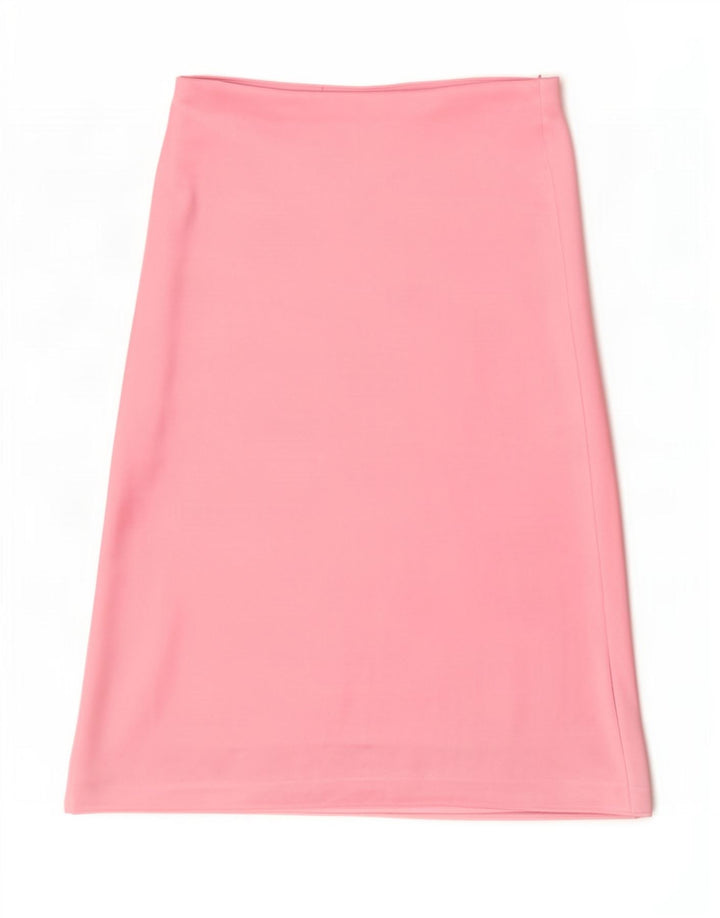 Gonna a trapezio da donna Zara media W30 rosa poliestere