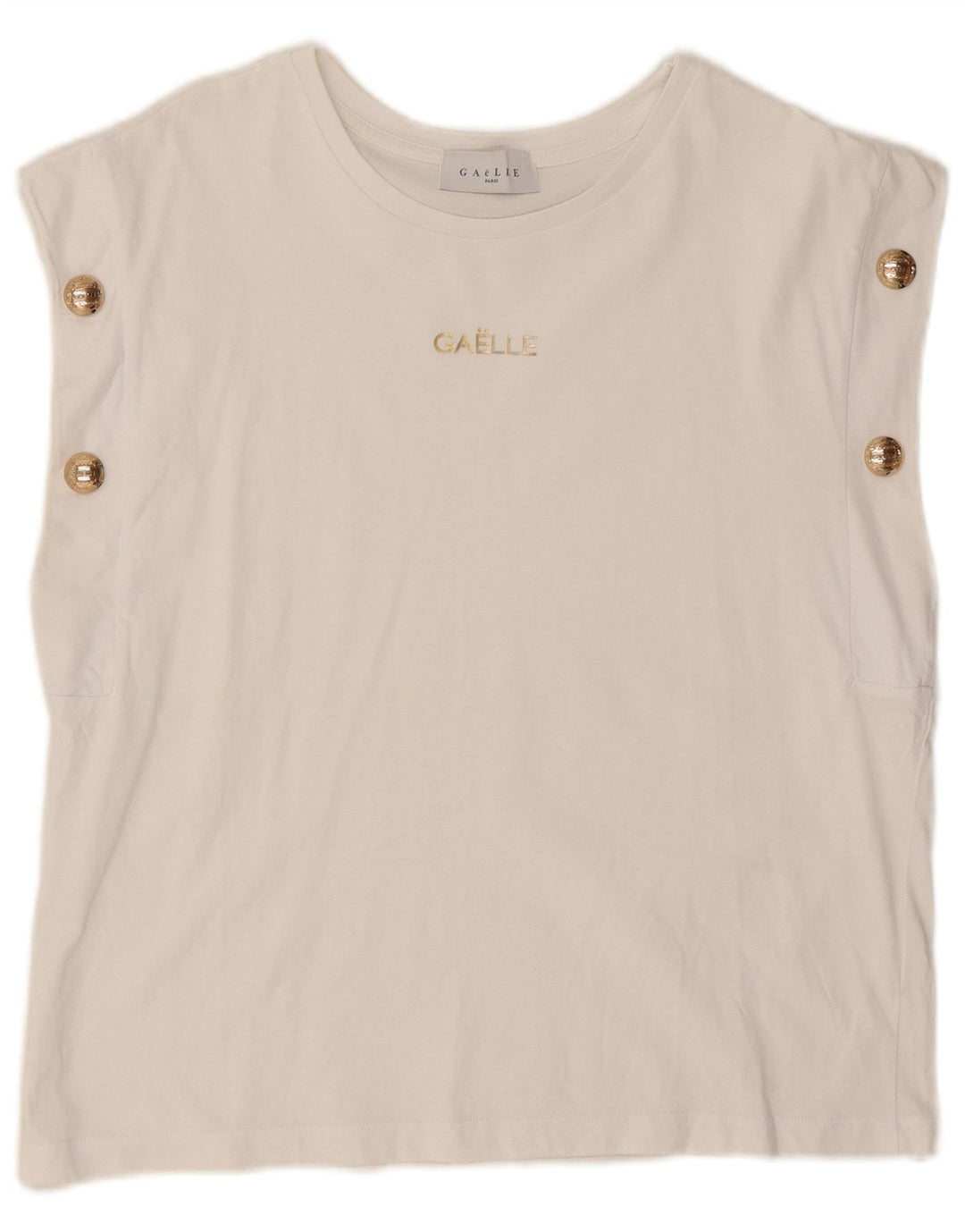 Canotta da donna Gaelle UK 12 Medium White