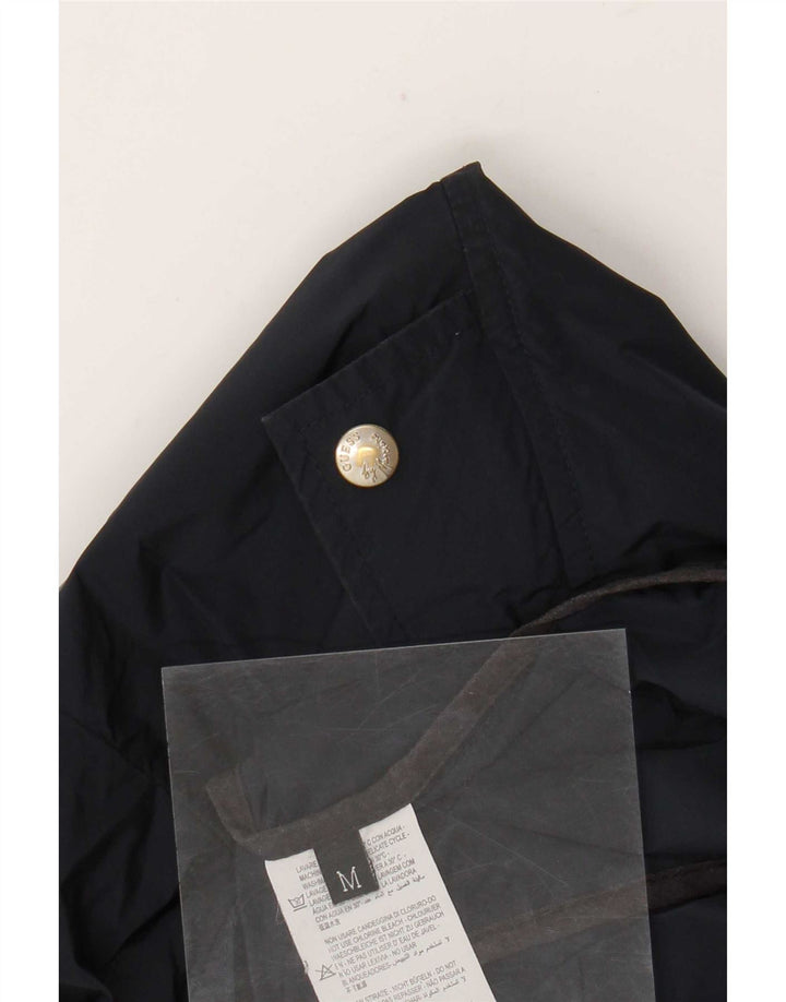 Guess Giacca da donna con cappuccio Utility UK 14 Medium Blu Navy Poliestere