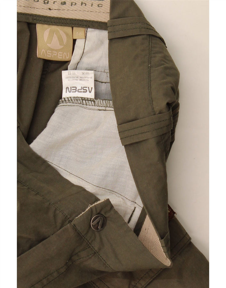 Pantaloncini cargo da uomo Aspen IT 50 Large W34 cotone kaki
