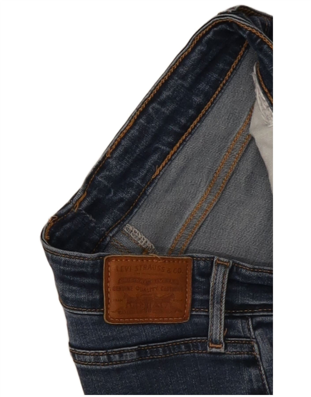 Jeans cropped a vita alta da donna Levi's W28 L25 Blu