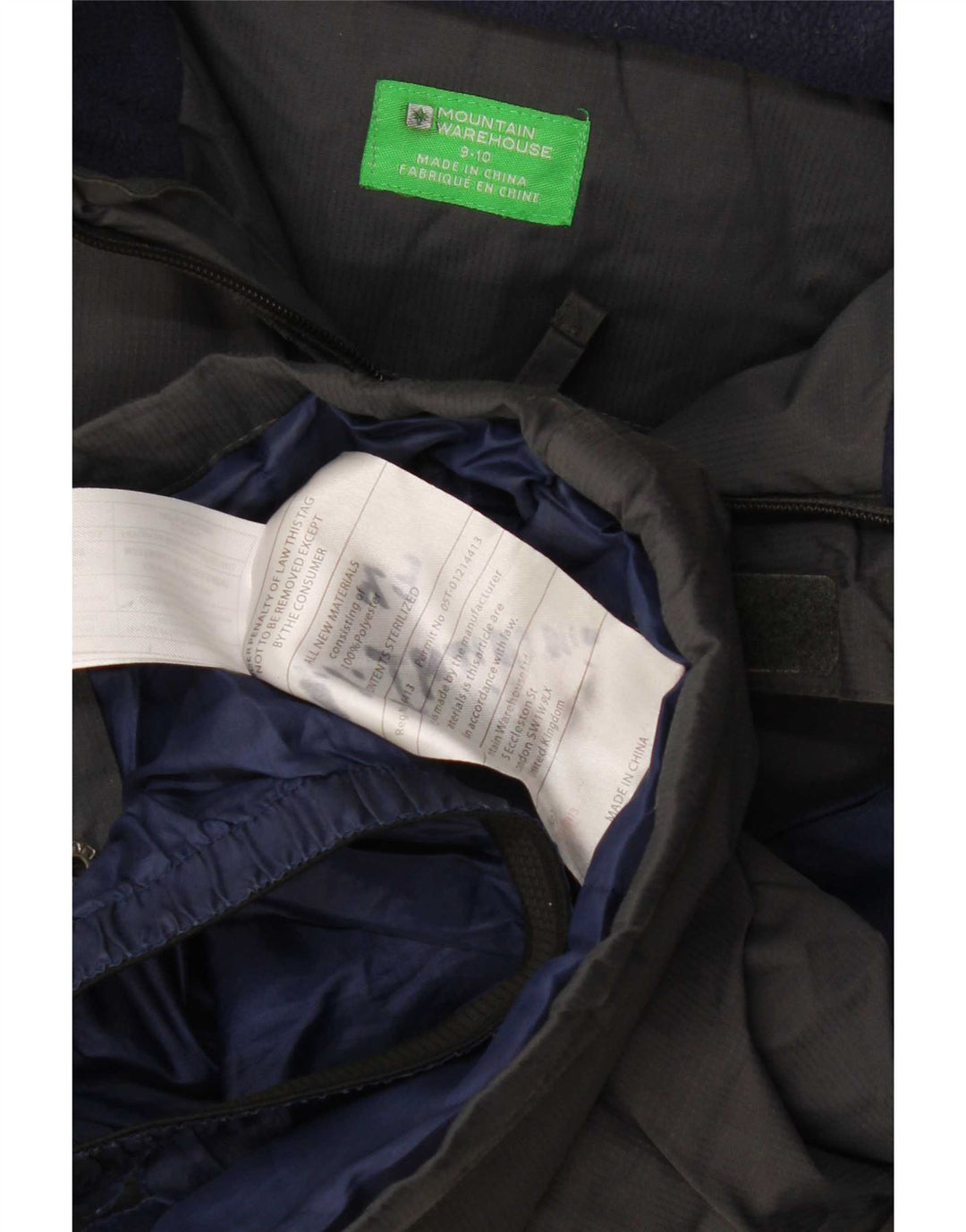 Giacca a vento da bambino Mountain Warehouse 9-10 anni Colorblock grigio