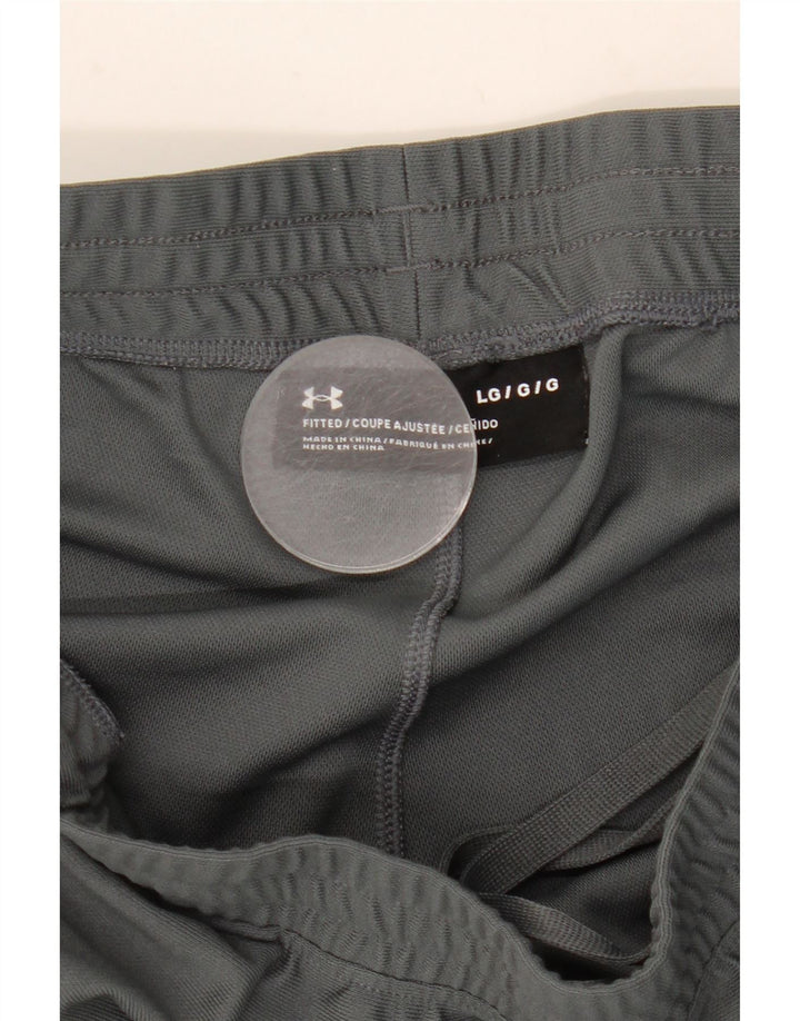 Pantaloni da tuta aderenti da uomo UNDER ARMOUR Large Grey Colourblock