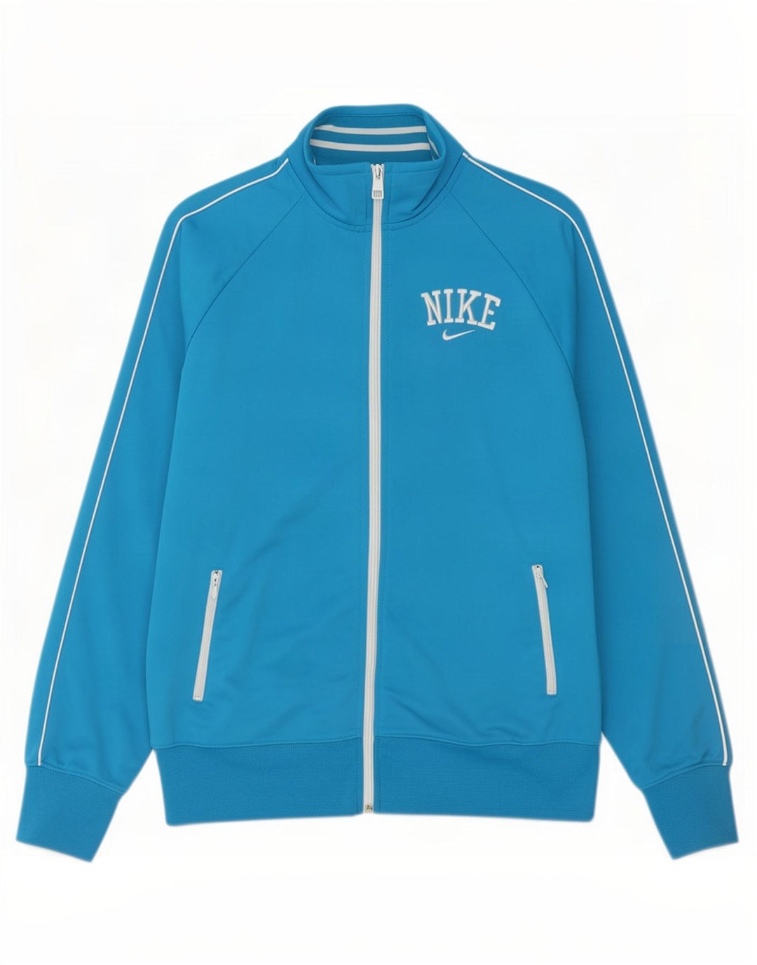 Giacca da ginnastica grafica da uomo Nike XL blu in poliestere