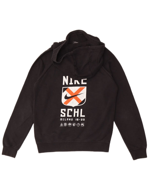 Felpa con cappuccio grafica Nike da uomo XS in cotone nero