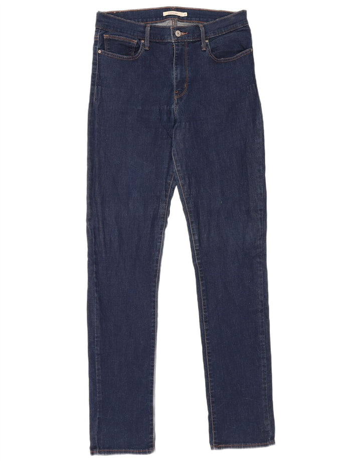 Jeans slim snellenti da donna Levi's W32 L34 cotone blu navy
