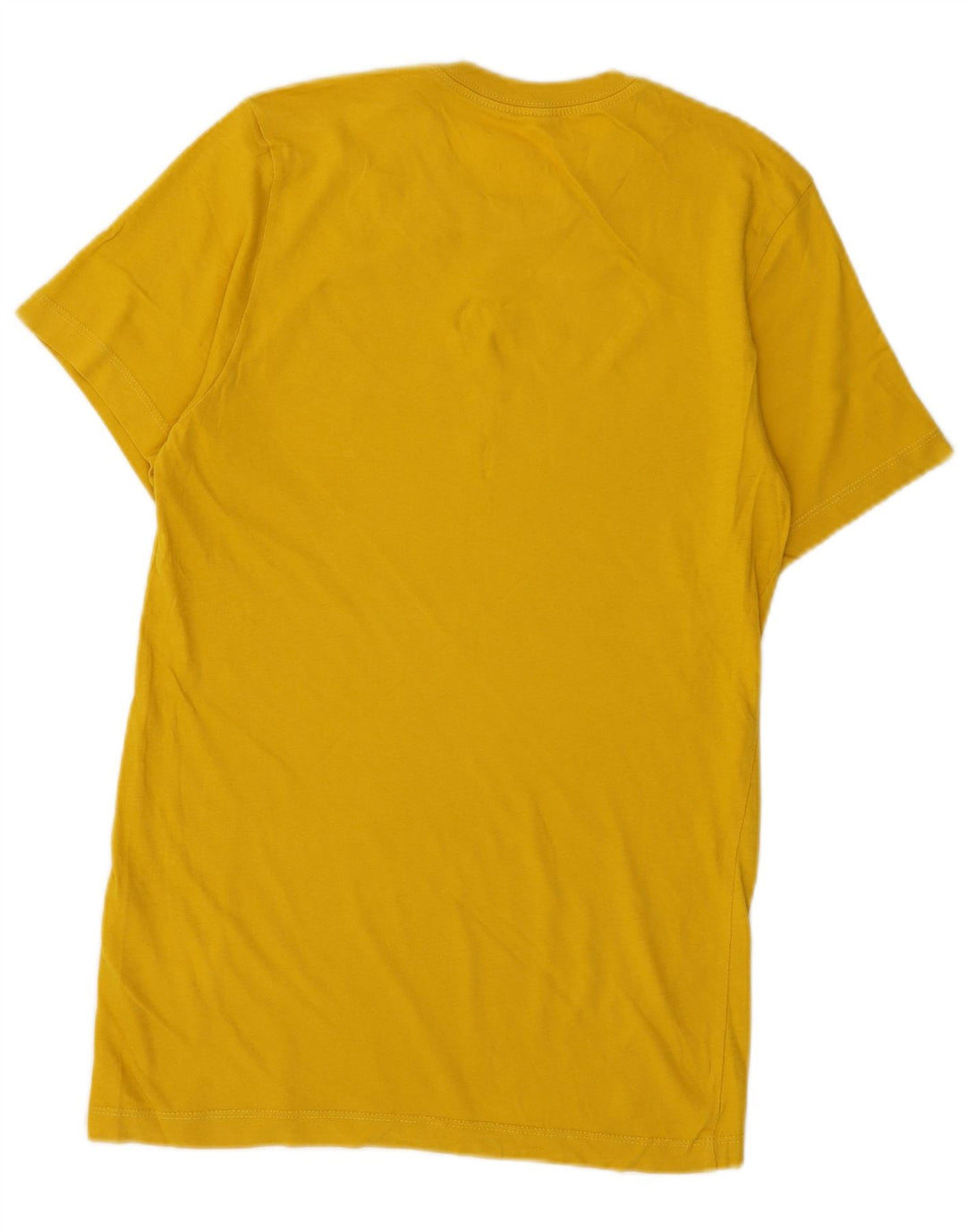 T-shirt grafica da uomo NIKE Top XS in cotone giallo
