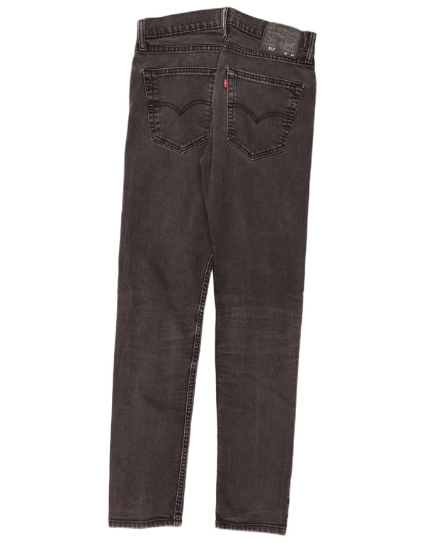Jeans Levi's da uomo 512 slim affusolati W30 L31 cotone nero