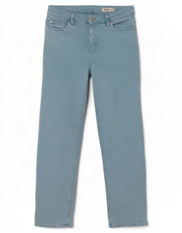 Jeans dritti da donna Marks & Spencer UK 12 medio W30 L27 Turchese
