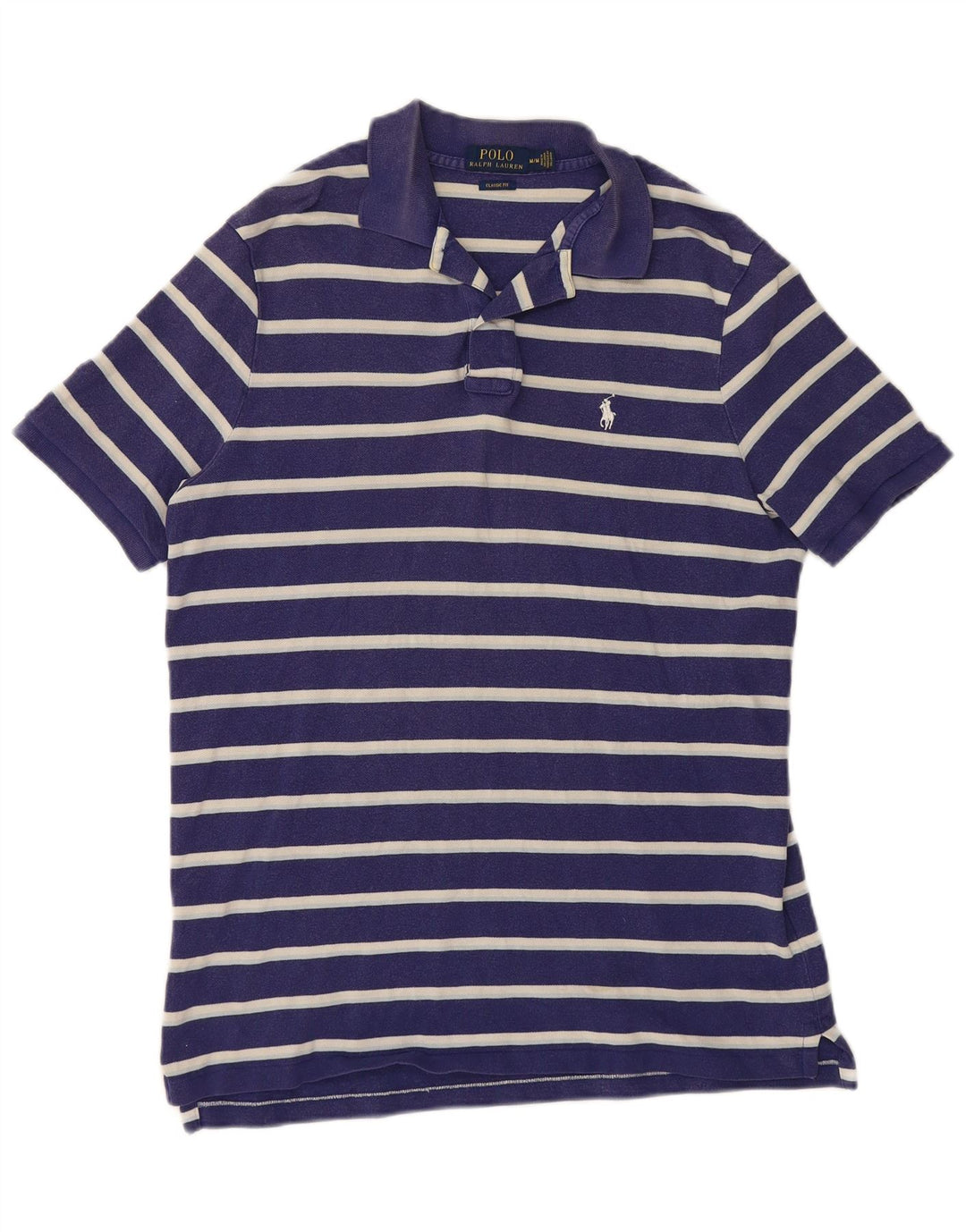 POLO RALPH LAUREN Polo da uomo vestibilità classica a righe blu navy medie