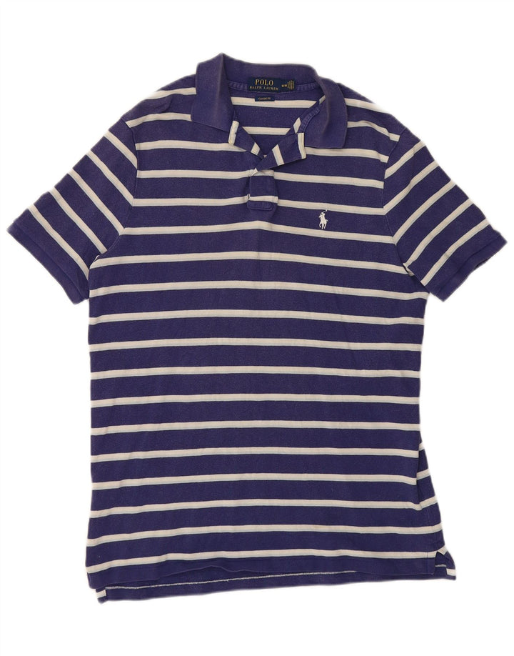 POLO RALPH LAUREN Polo da uomo vestibilità classica a righe blu navy medie