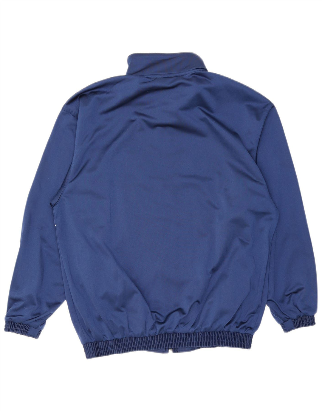 Giacca da ginnastica grafica da uomo Mizuno piccola in poliestere a righe blu navy