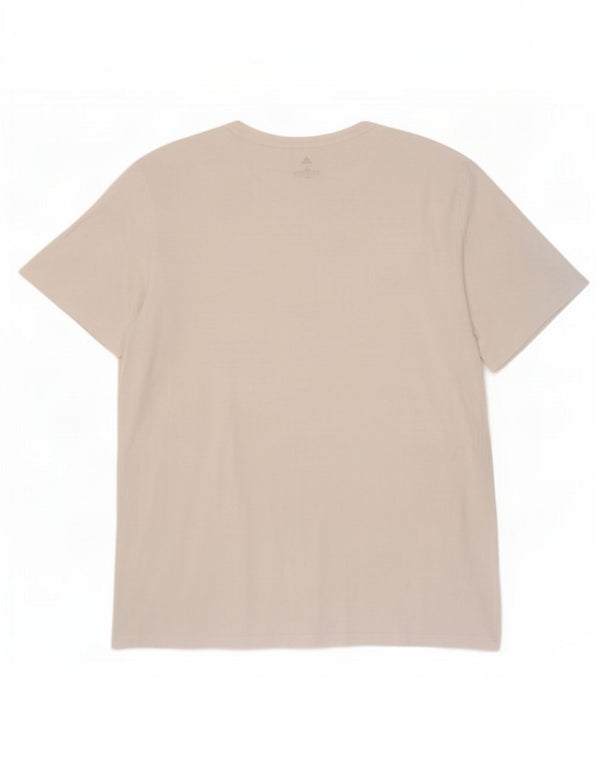 T-shirt da uomo Adidas Top XL in cotone bianco