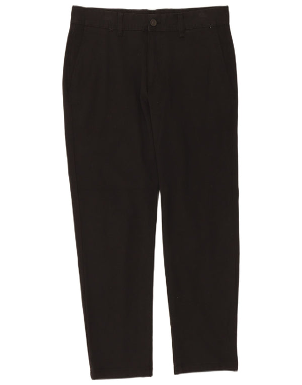 Pantaloni chino slim da uomo Zara EU 38 piccoli W30 L28 neri