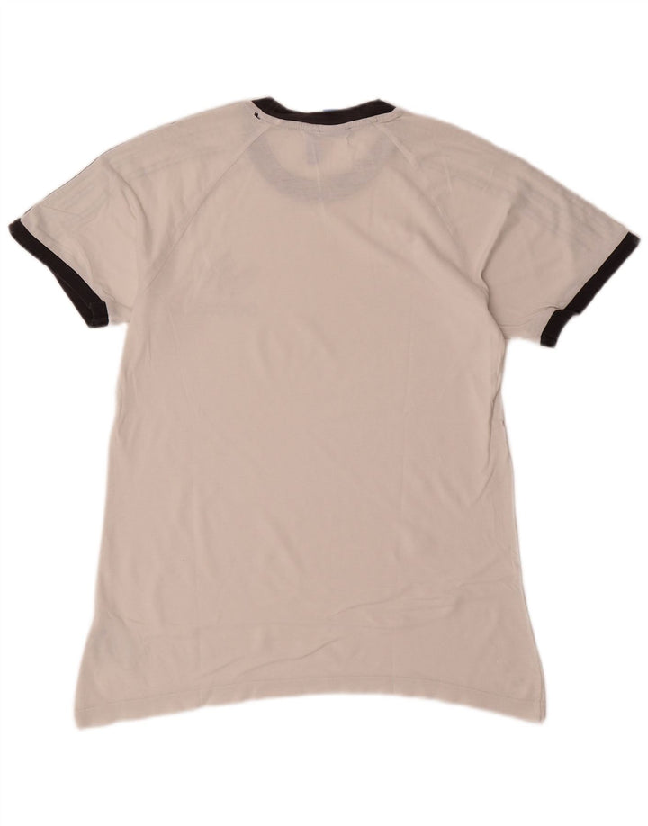 T-shirt da uomo Adidas Top in cotone bianco medio